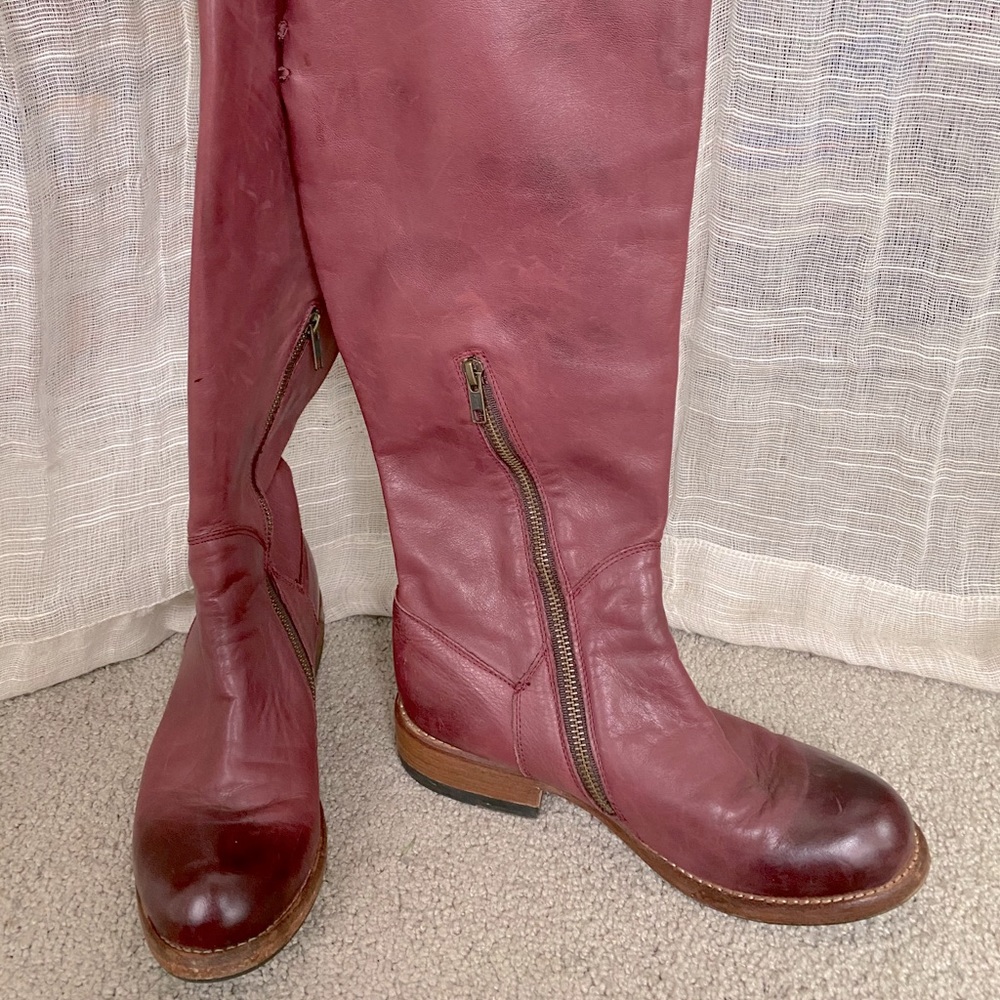 Steve Madden knee high leather boots